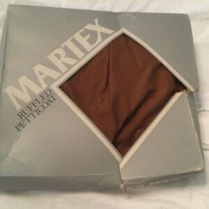 Martex Chocolate Brown  Bedskirt Queen …New